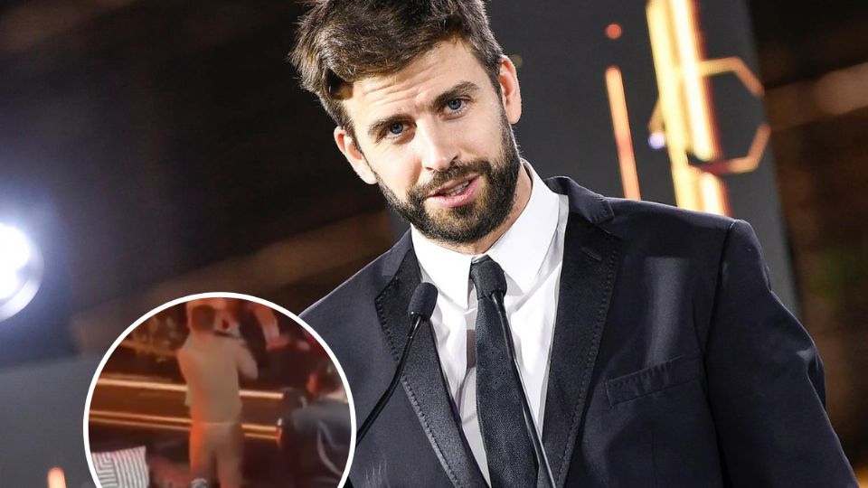 Piqué sufre aparatosa caída