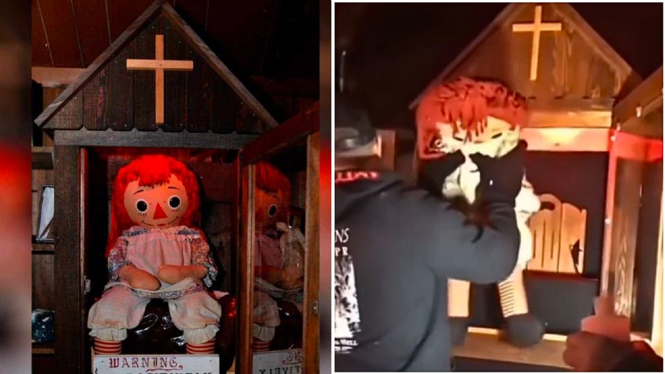 Annabelle es cambiada de vitrina