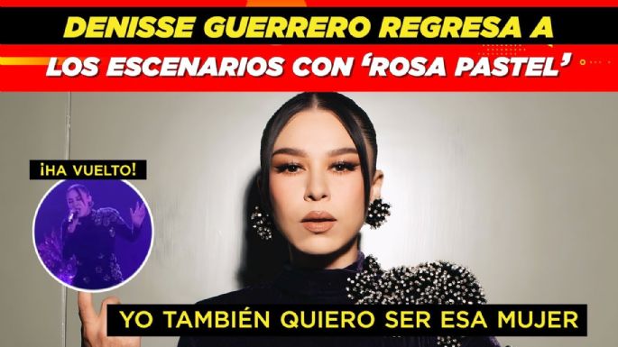 Denisse Guerrero regresa a los escenarios durante concierto de Carla Morrison