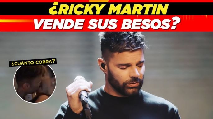 Revelan la cantidad que Ricky Martin cobra por un beso