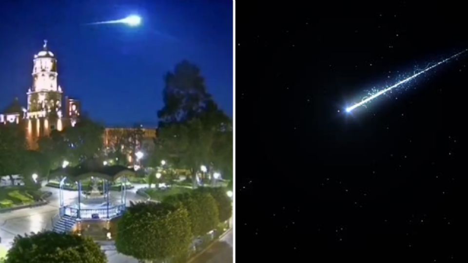 Meteorito es captado en México; revelan impactantes imágenes