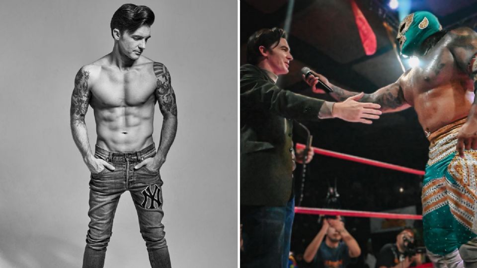 ¿Máscara o cabellera? Drake Bell da show en la lucha libre