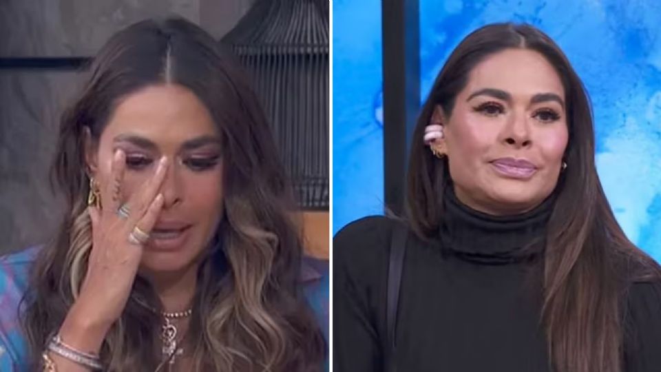 Galilea Montijo llorando