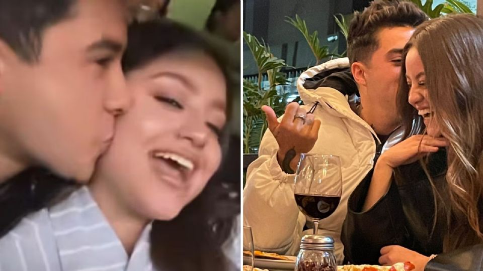 Karol Sevilla y Mario bautista en romántica cena