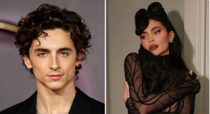 Captan romántico beso entre Timothée Chalamet y Kylie Jenner en los Golden Globes 2024