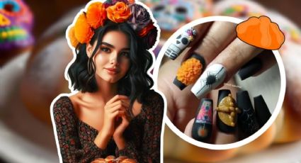 Uñas de pan de muerto: Así puedes presumir una manicura “deliciosa” en Día de Muertos