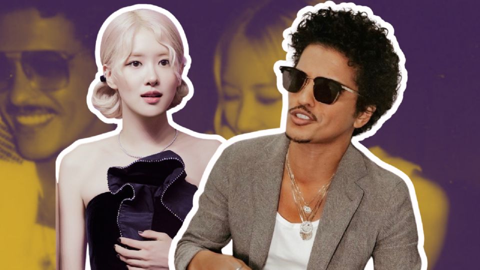 Rosé tendría una cercana amistad con Bruno Mars