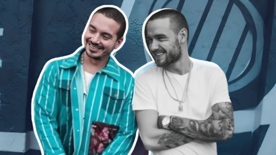 Liam Payne y J Balvin en febrero de 2018