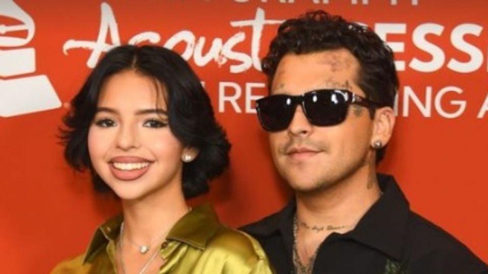 Ángela Aguilar y Christian Nodal tuvieron su primera alfombra roja en los Latin GRAMMY Acoustic Sessions 2024