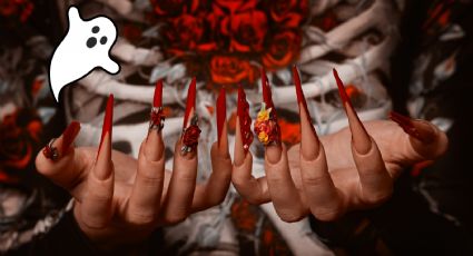 5 diseños de uñas extra largas para Halloween