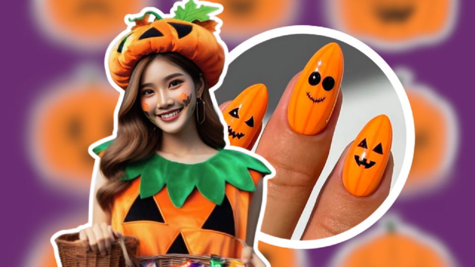 La manicura de Calabaza es de las más buscadas en Halloween