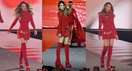 ¿Belinda impone moda? Así lució unas botas de los 70's en los Premios Billboard 2024