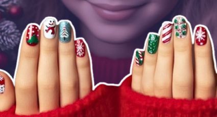 5 diseños de uñas que serán todo un acierto esta Navidad 2024