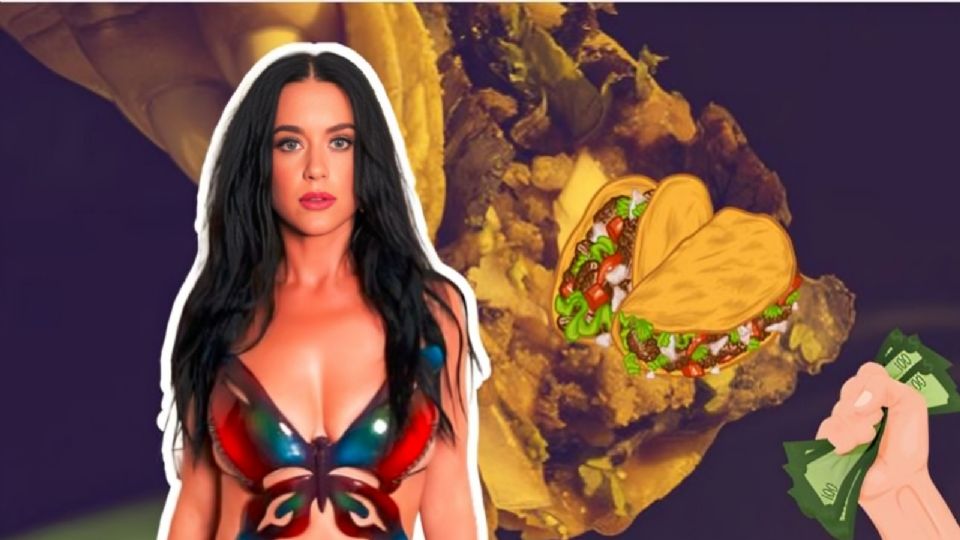 Katy Perry disfruta de unos tacos en la Ciudad de México
