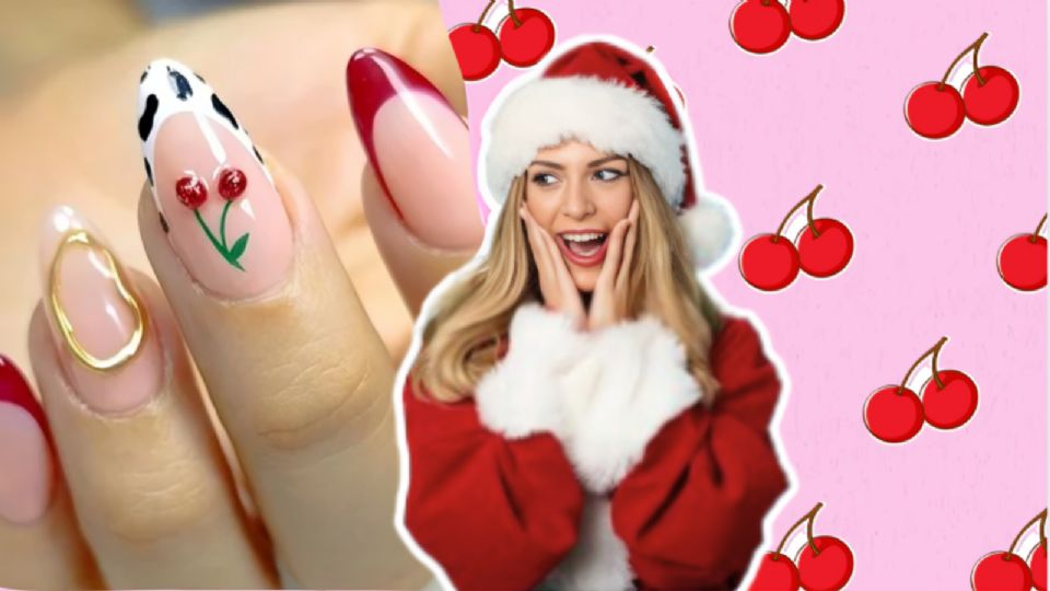 Uñas perfectas para Navidad 2024