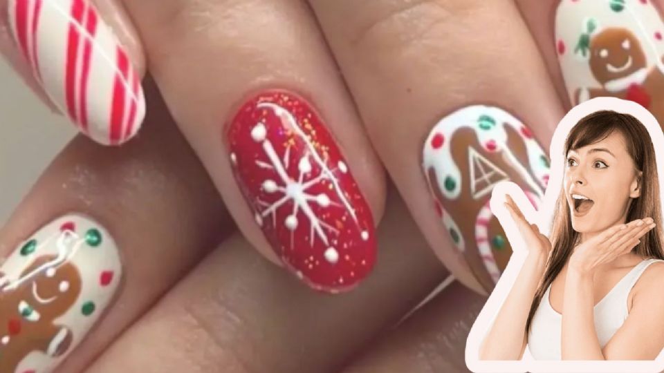 Hacer uñas Kawaii para Navidad es una tendencia muy tierna, donde la longitud de la uña es fundamental.