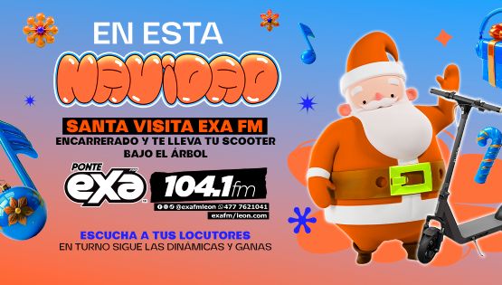 EN ESTA NAVIDAD, SANTA VIENE ENCARRELADO EN EXA FM.