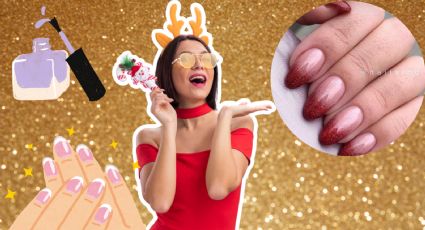 5 estilos de manicura con brillo que son perfectos para llevar en Navidad