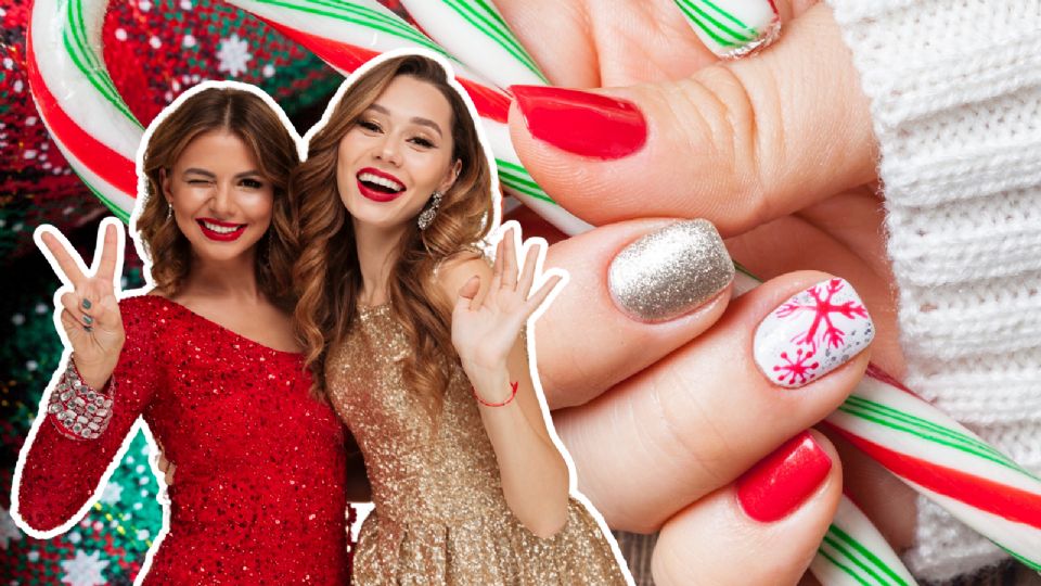 Conoce la manicura ideal para Navidad 2024