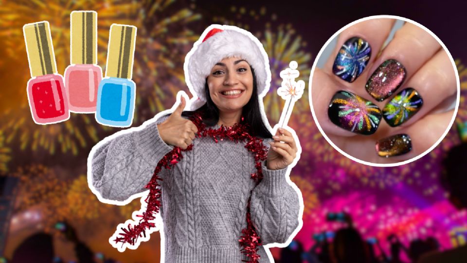 Uñas en tendencia para Año Nuevo