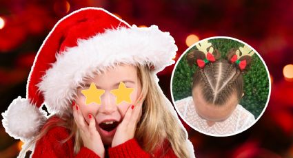 10 Peinados navideños para niñas sencillos y rápidos de hacer en estas fiestas decembrinas