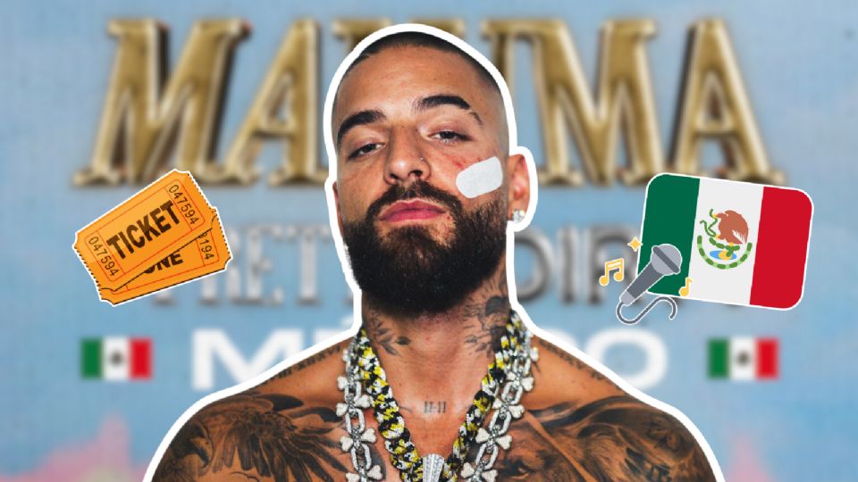 Maluma anuncia fechas para conciertos en México.