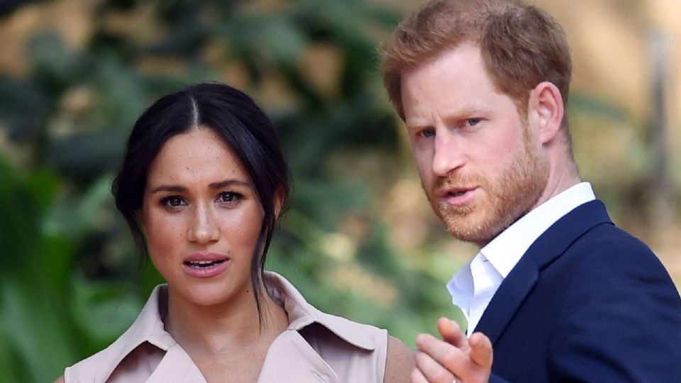 El Príncipe Harry y su esposa, Meghan Markle.