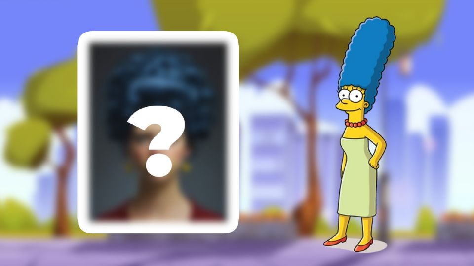 inteligencia Artificial recrea a Marge de Los Simpson.