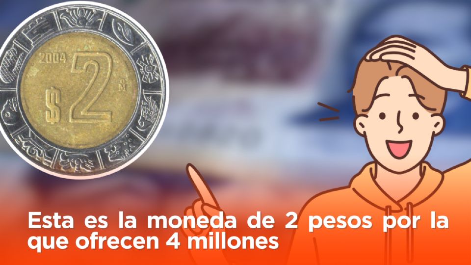 La moneda de dos pesos más cara del mundo