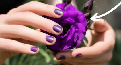 5 diseños de uñas en color morado con gelish que serán tendencia