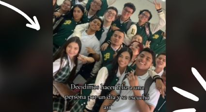 Adolescentes “le hacen el día” a abuelito que vende afuera de su escuela | VIDEO