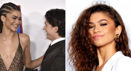 La reacción de Zendaya al recibir una imagen de "San Tom Holland" en México