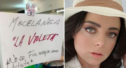 Violeta Isfel vende dulces en los camerinos del teatro; ¿no le alcanza el dinero?