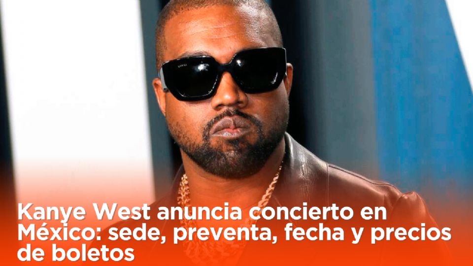 Kanye West tendrá un concierto en México en la segunda mitad de este 2024.