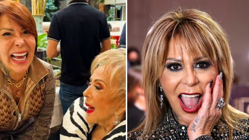 Silvia Pinal en el festejo de Alejandra Guzmán