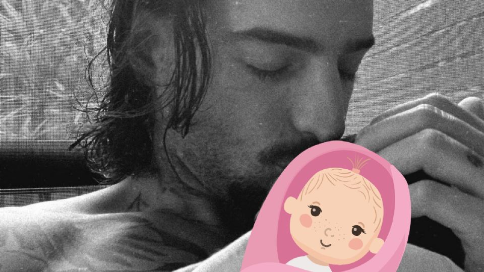 Maluma junto a su hija en la primera fotografía de la pequeña.