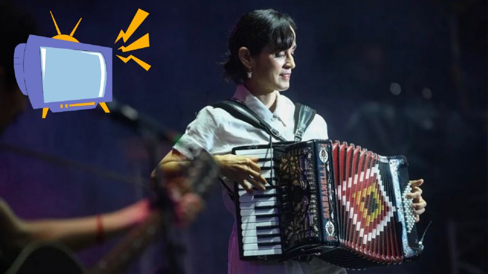 Julieta Venegas durante uno de sus conciertos en Cota Rica.