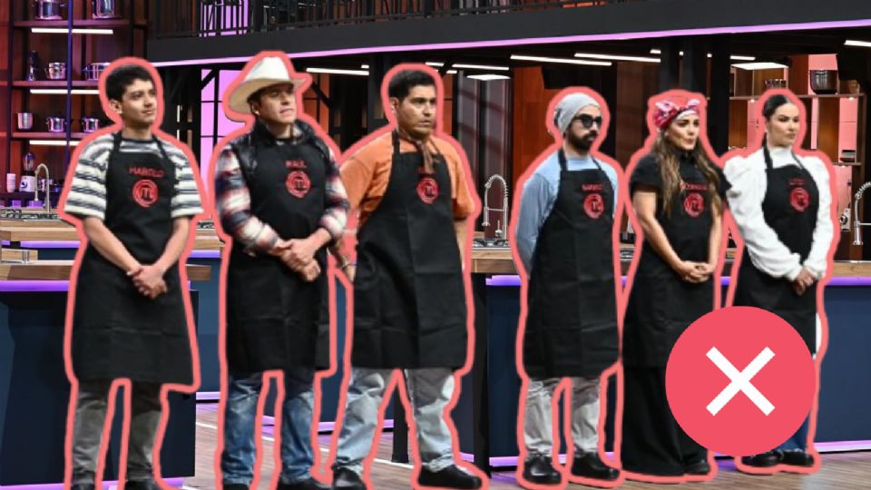 Participantes de MasterChef Celebrity 2024 en el reto de eliminación