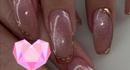 4 diseños de uñas Rose gold para lucir elegante en este 2024