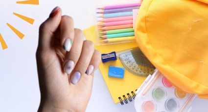 5 diseños de uñas DISCRETAS para ir a la escuela