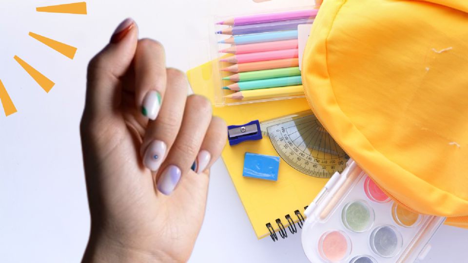 uñas para la escuela