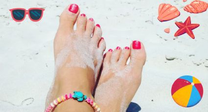 5 diseños de uñas de pies para vacaciones