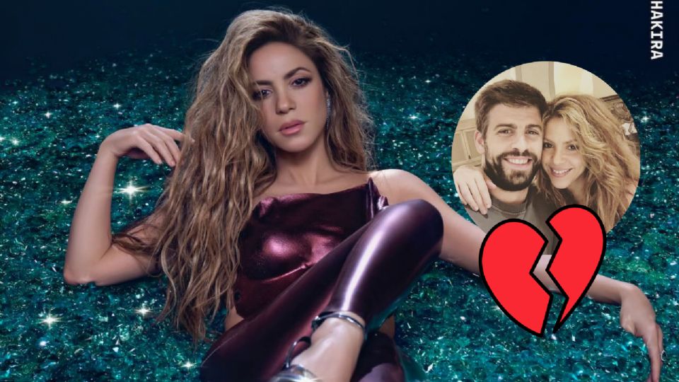 Shakira, cantante colombiana junto al exfutbolista español, Gerard Piqué