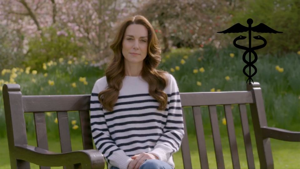 Kate Middleton en el video compartido en las redes sociales de los príncipes de Gales.