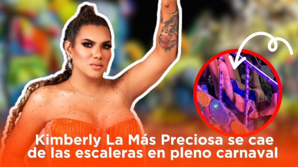 Kimberly La Más Preciosa se cae