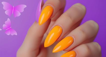 Uñas naranjas: El tono ideal para tu piel