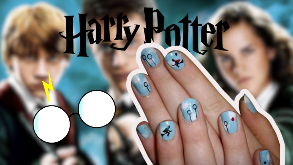 Uñas inspiradas en la película Harry Potter