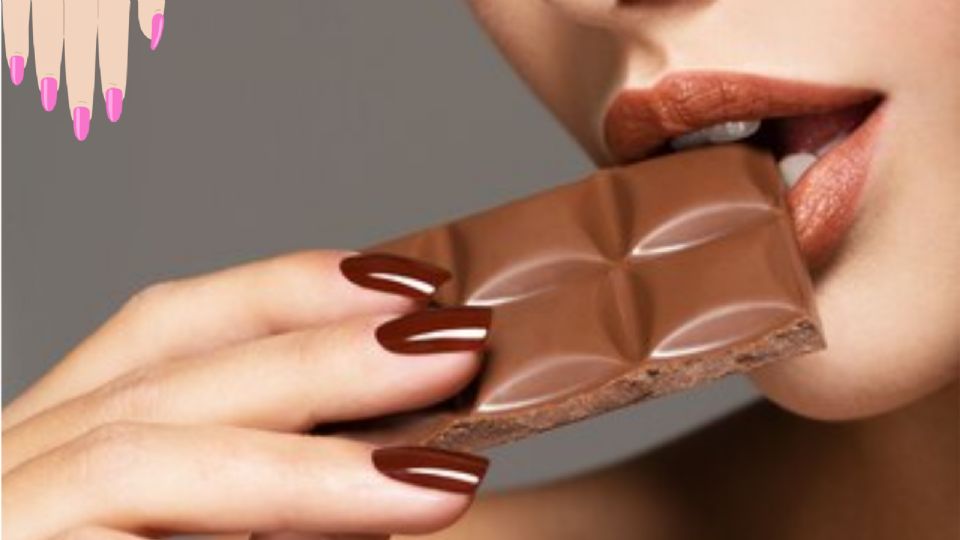 uñas para los fans de chocolate