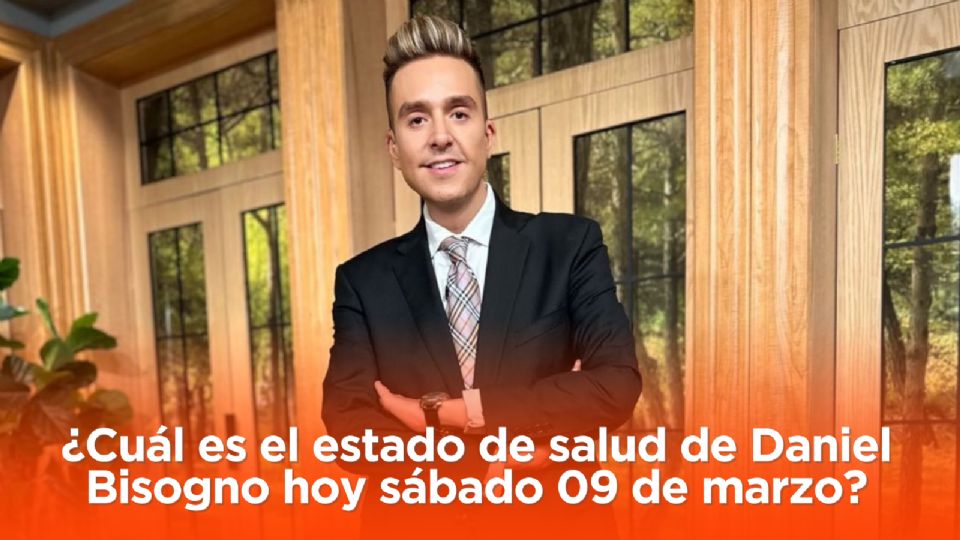 Daniel Bisogno, famoso conductor de televisión mexicana que acaba de salir del hospital.