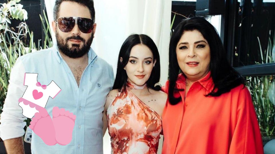 Victoria Ruffo celebró el baby shower de su primera nieta.